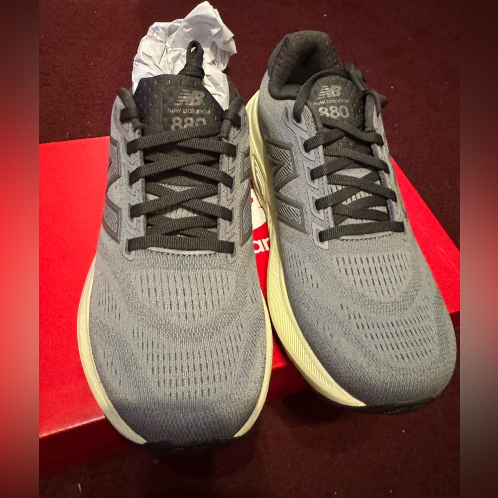 New Balance Fresh Foam X 880v15 in Gray and Red